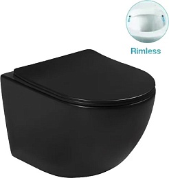 SantiLine Унитаз подвесной SL-5018MB с инсталляцией SL-03 – фотография-2